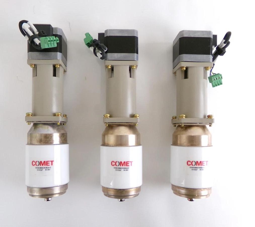 Used Comet CVUN-500AC/8-BGJA-Z RF Variable Vacuum Capacitor Lot of 5 Working
