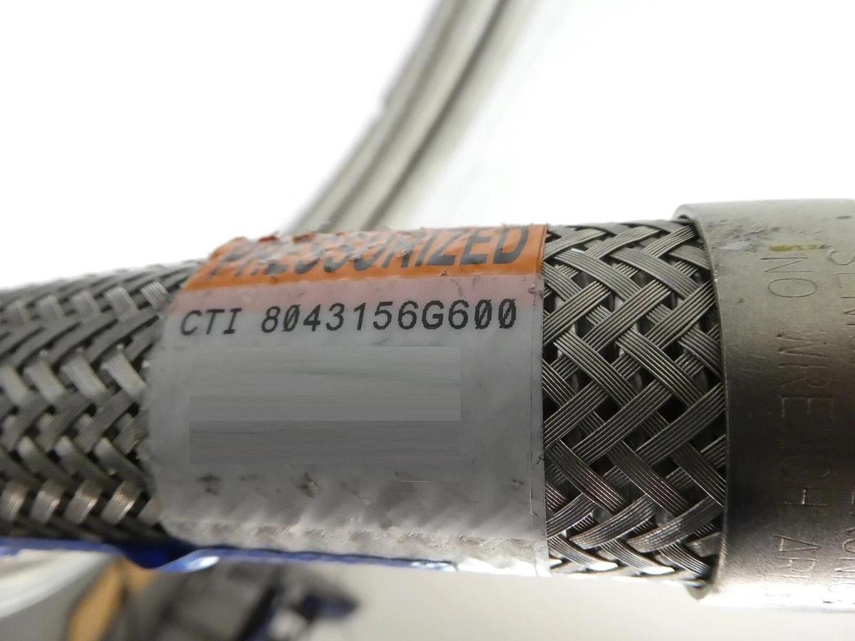 Used CTI-Cryogenics 8043156G600 Cryopump Return CryoLine 50' AMAT 3400-01375 Working