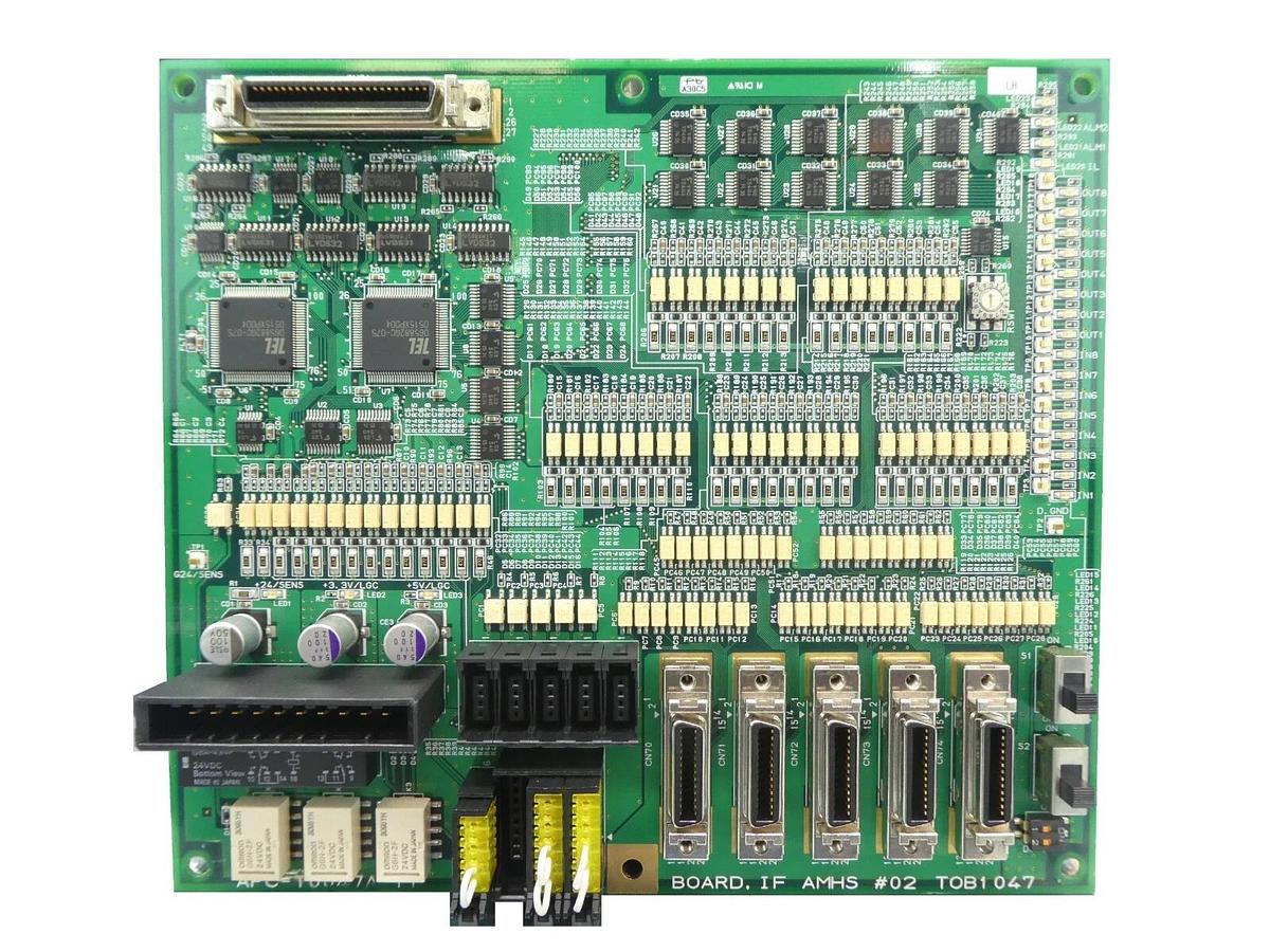Used TEL Tokyo Electron APC-T0047A-11 IF AMHS #02 PCB TOB1047 Lithius Working Surplus