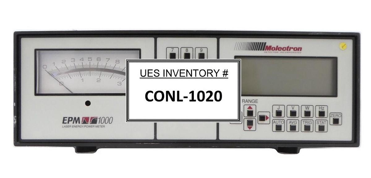 Used Molectron EPM1000 Lab Benchtop Single-Channel Laser Energy Power Meter Working