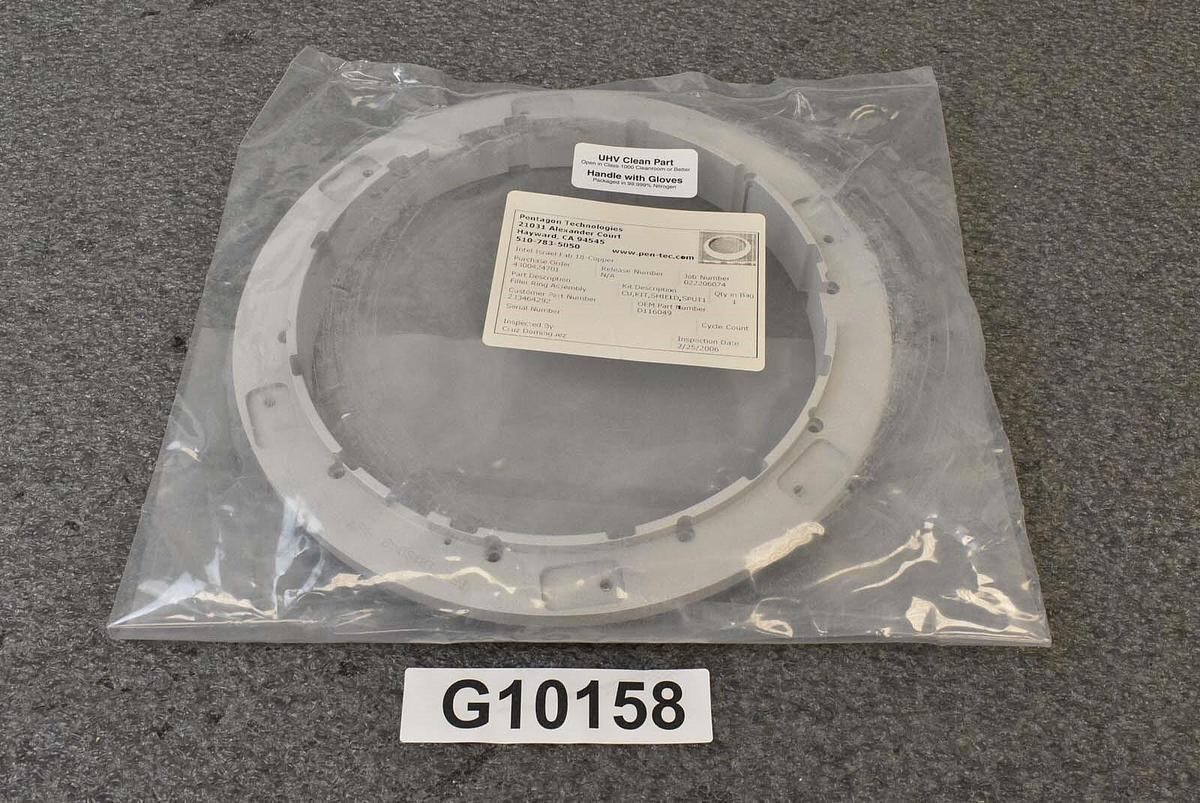 Used Tokyo Electron D116049 Filler Ring Assembly 200MM