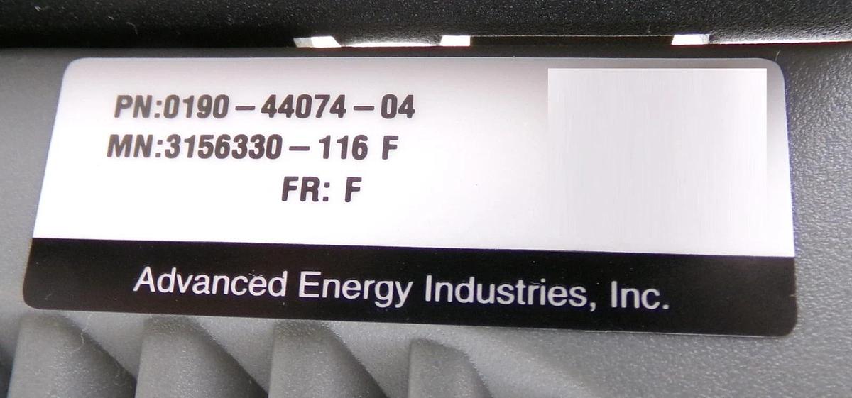 Used Paramount 3013 AE Advanced Energy 3156330-116 RF Generator Working Surplus