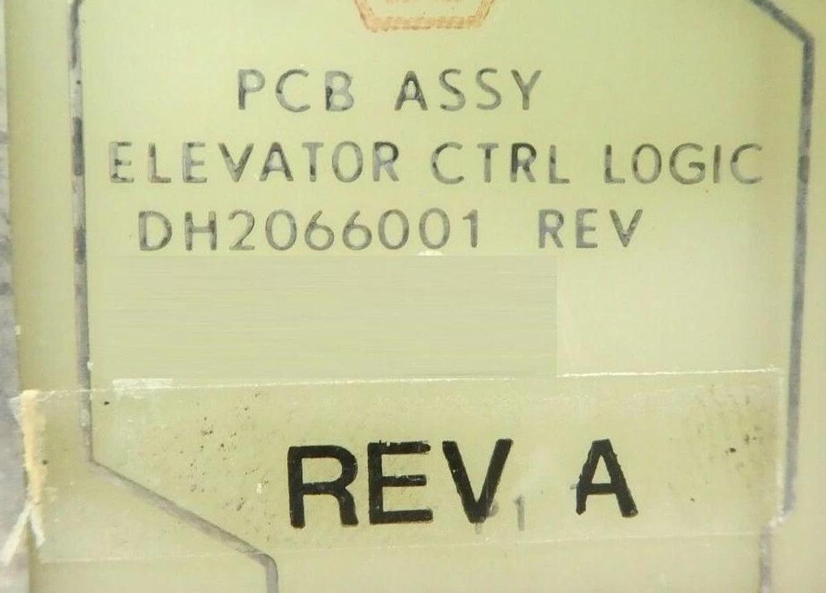 Used Varian Semiconductor VSEA DH2066001 Elevator Control Logic PCB Card Rev. A Spare