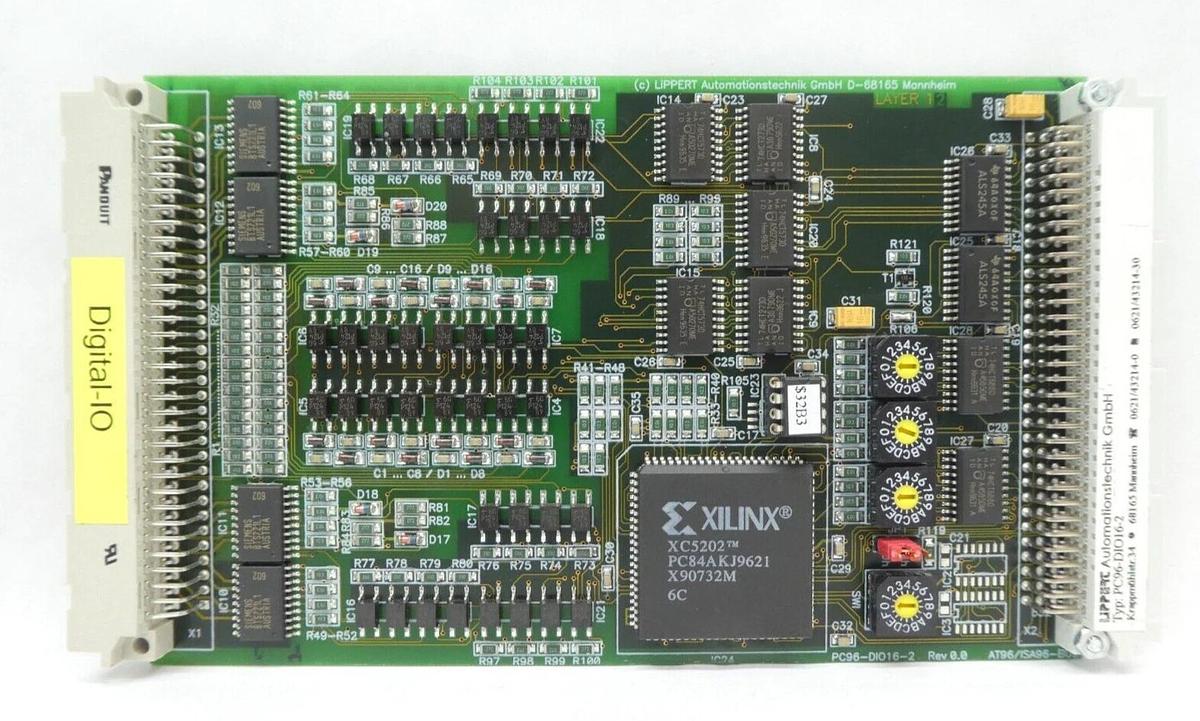 Used LiPPERT Automation PC96-DIO16-2 Digital I/O PCB Card Reseller Lot of 3 Working