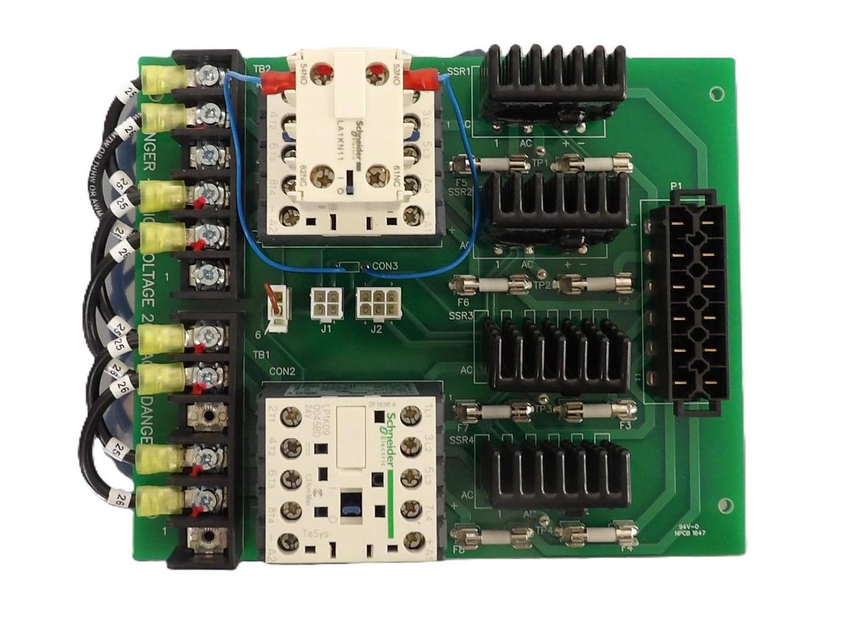 Used Lam Research 710-255859-001 Temperature Control SHD SSR Interface PCB Surplus