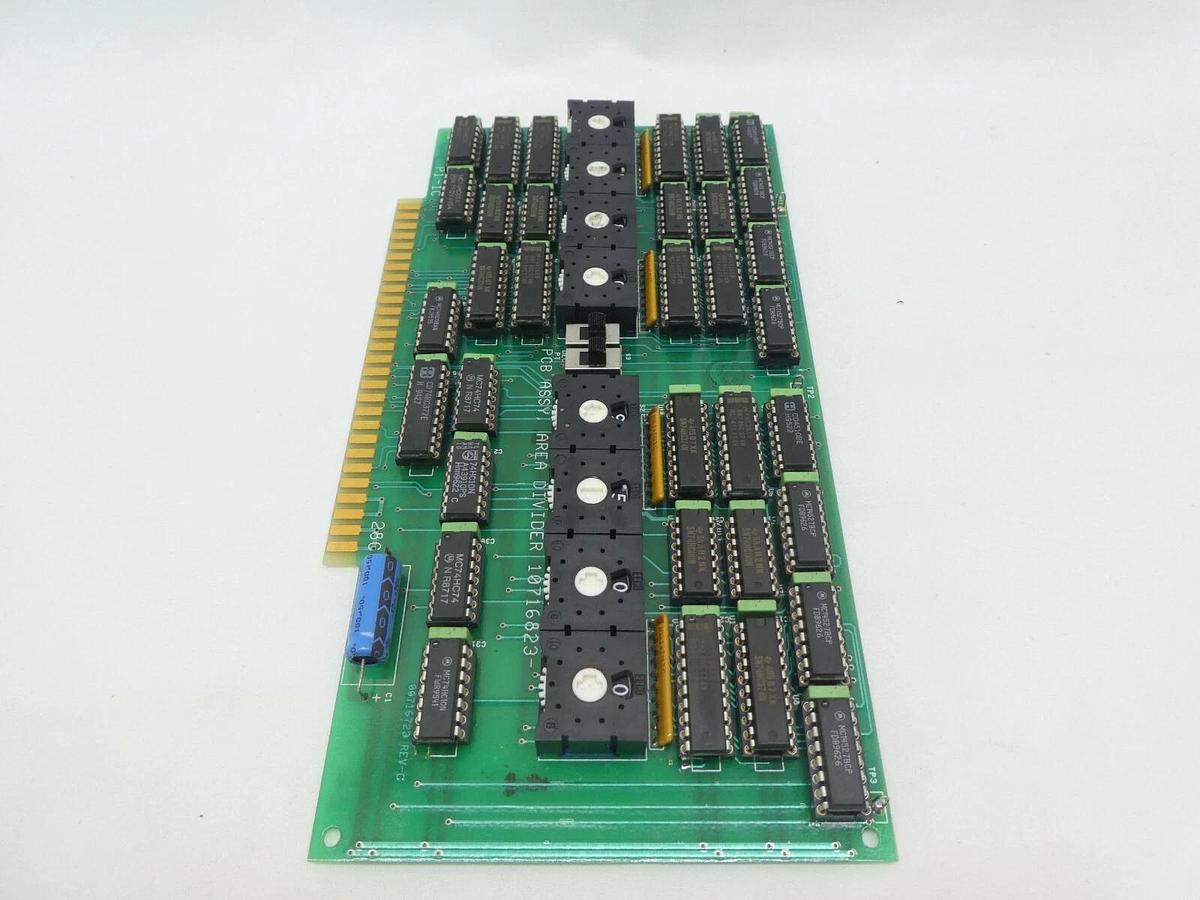 Used Varian Semiconductor VSEA 10716823 Area Divider PCB Card Working Surplus