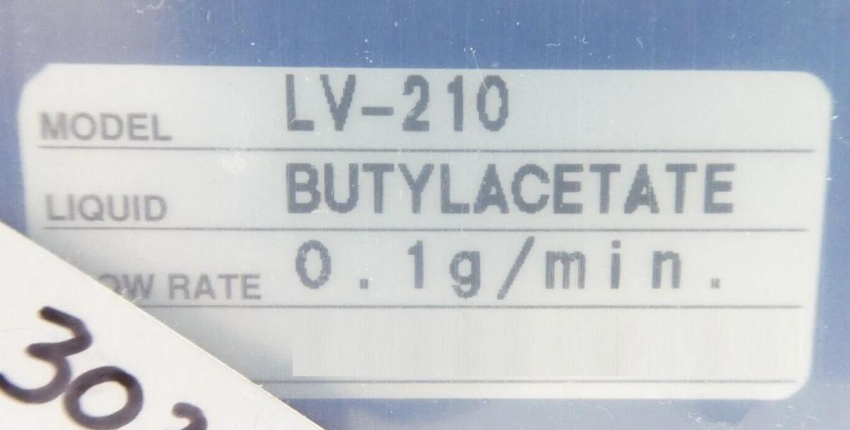 Refurbished STEC LV-210 Liquid Mass Flow Meter 0.1g/min C6H12O2 3030-07792 OEM Refurbished
