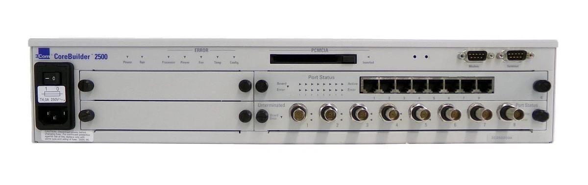 Used 3Com 3C250200A Switch CoreBuilder 2500 Working Surplus