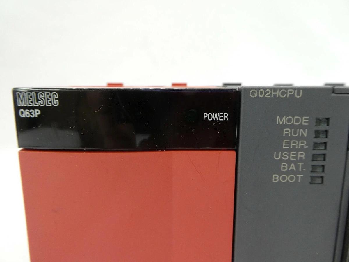 Used Mitsubishi MELSEC-Q PLC Control Assembly Q02HCPU Q63P QX42 QY42P Q64AD Q62DAN