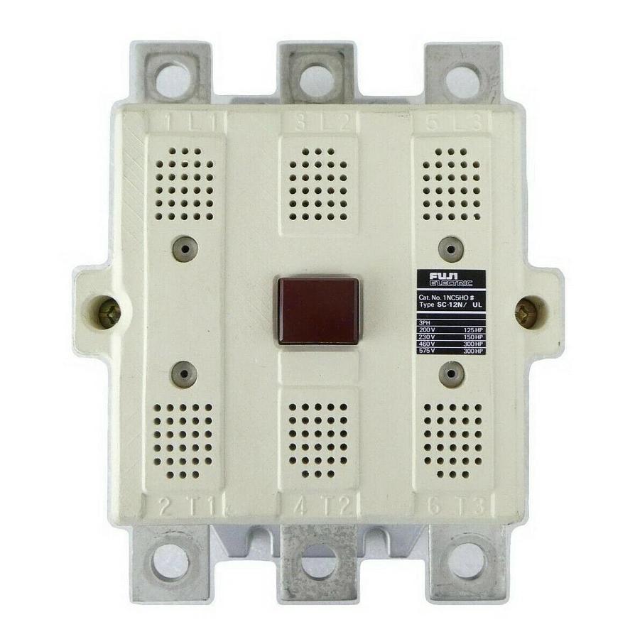 Used Fuji Electric 1NC5HO 3 Phase Magnetic Motor Contractor Starter SC-12N/UL Working