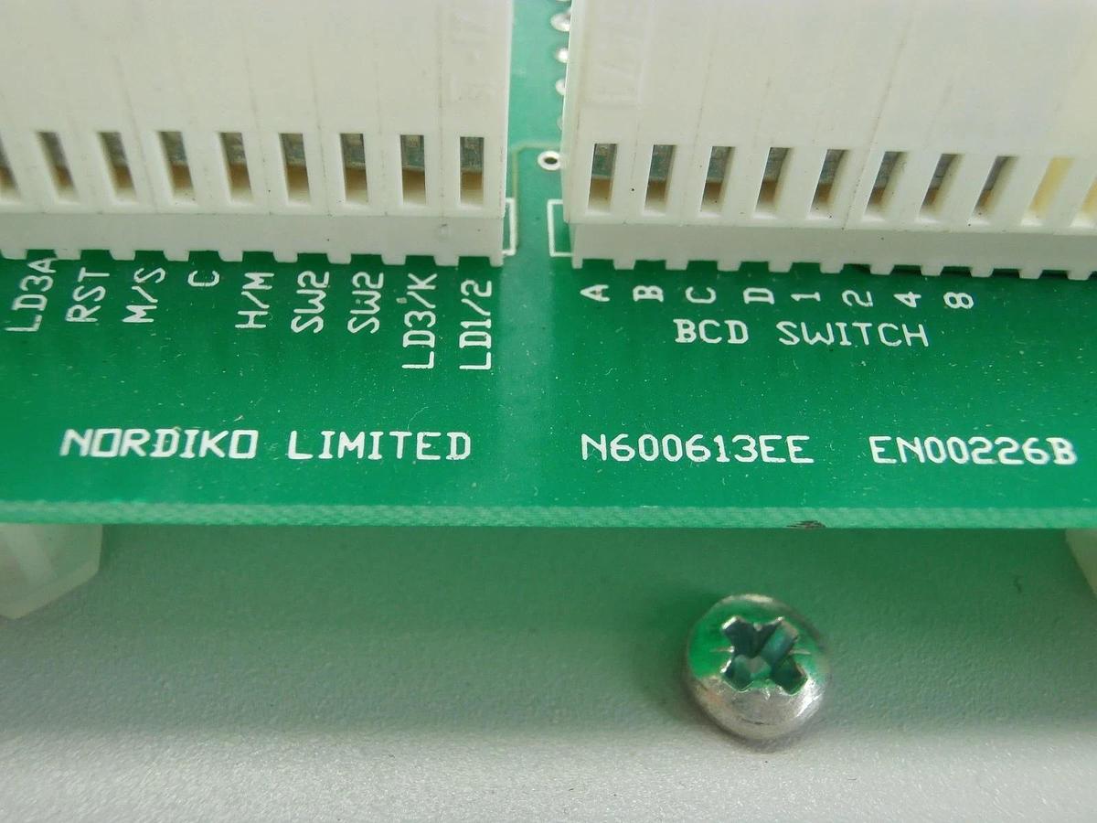 Used Nordiko Watchdog Module N600613EE 9550 Shield Metal Film PVD System Used Working