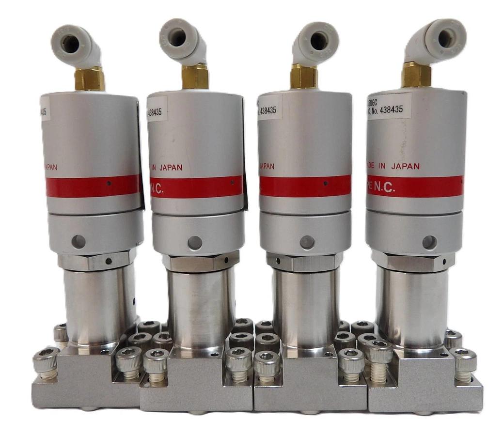 Fujikin FPR-NSDT-21-6.35UGC Metal Diaphragm Valve Reseller Lot of 4 New