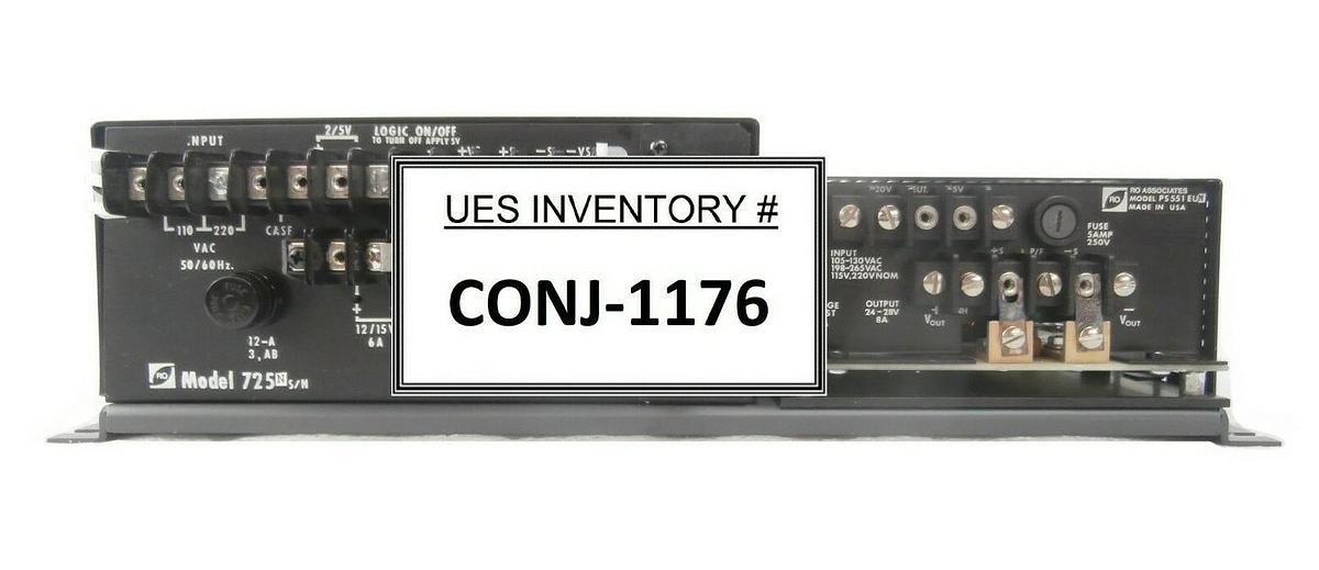 Used Novellus Systems 27-00029-00 Quad Output DC Power Supply RO 725N Working Surplus
