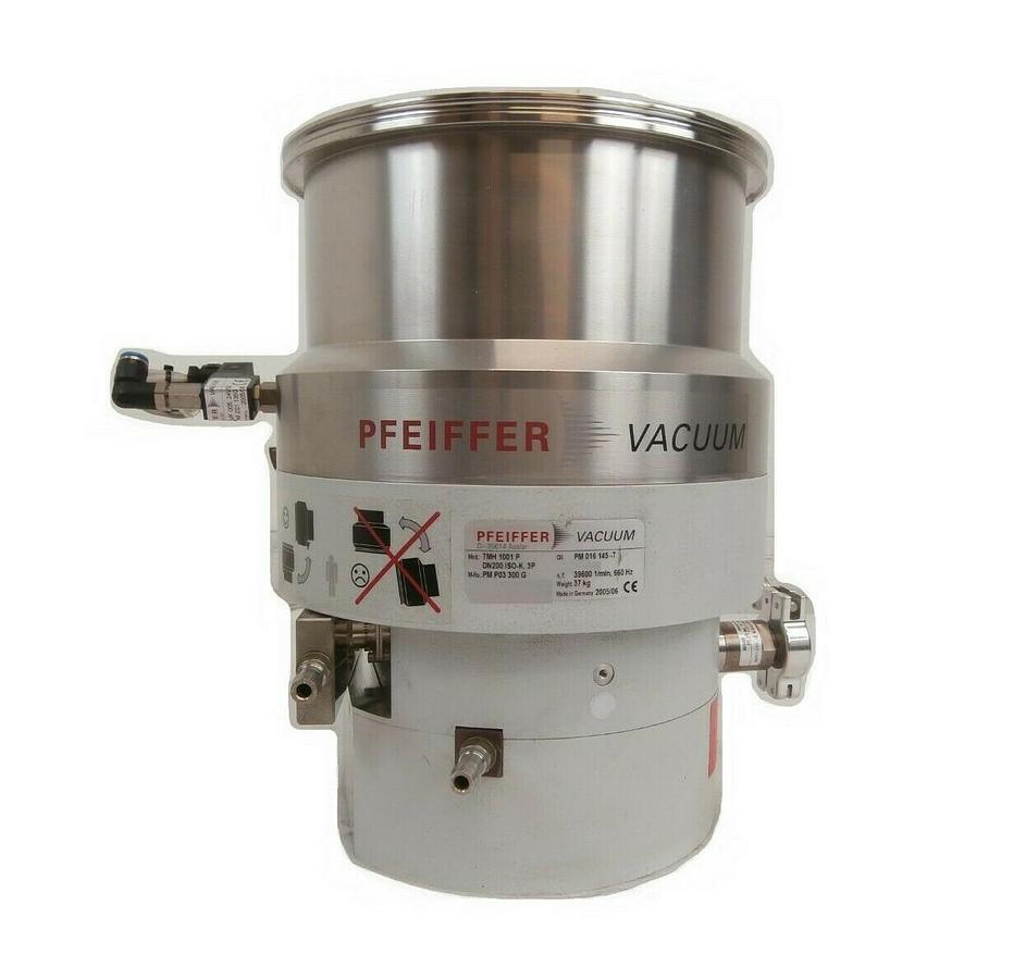 Used TMH 1001 P Pfeiffer PM P03 300 G Turbo Pump 101621 hr Tested Working for Rebuild