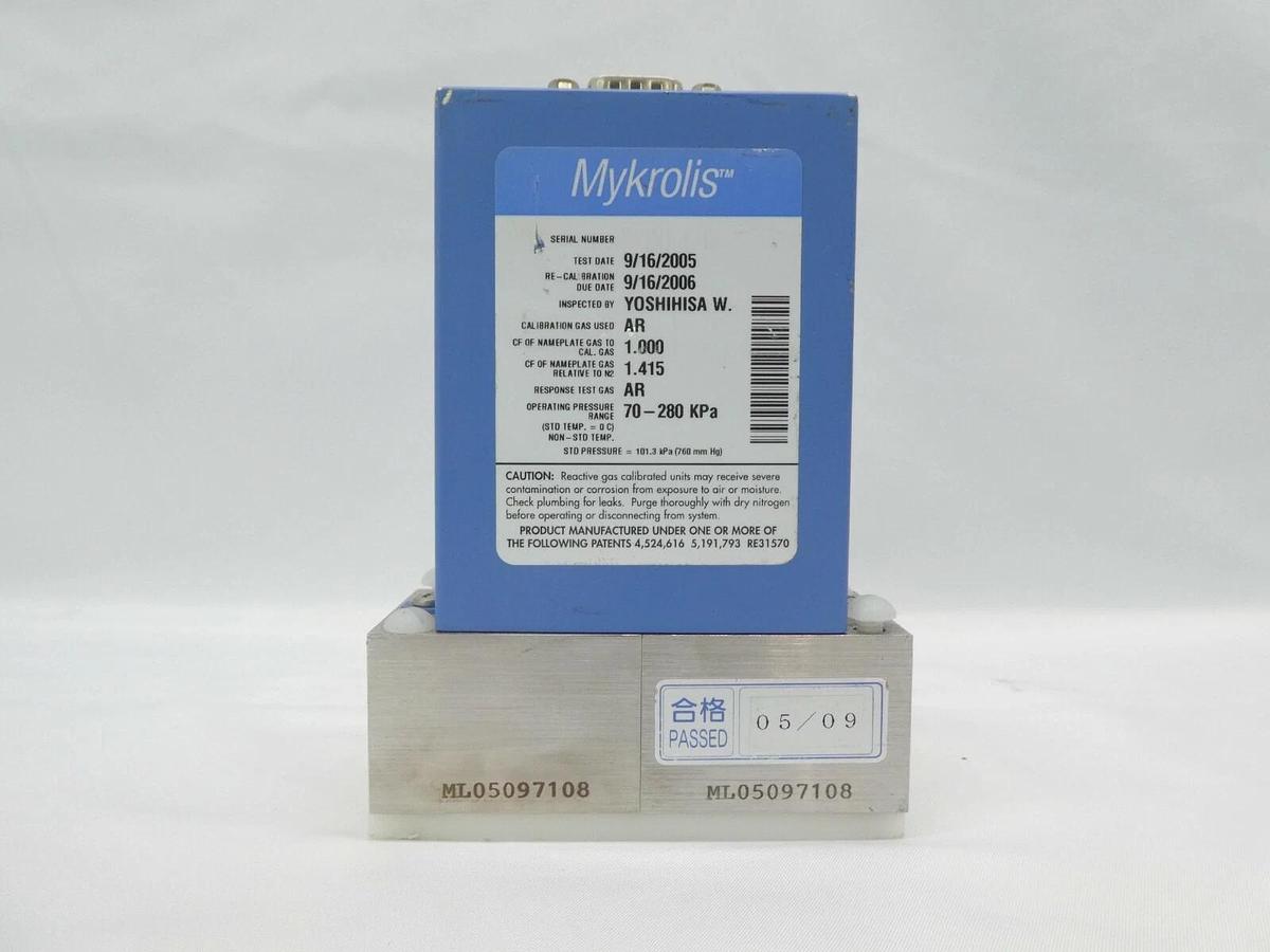 Used Mykrolis FC-2979MEP5-WM Mass Flow Controller MFC Tylan 2979M 2 SLPM Ar Working