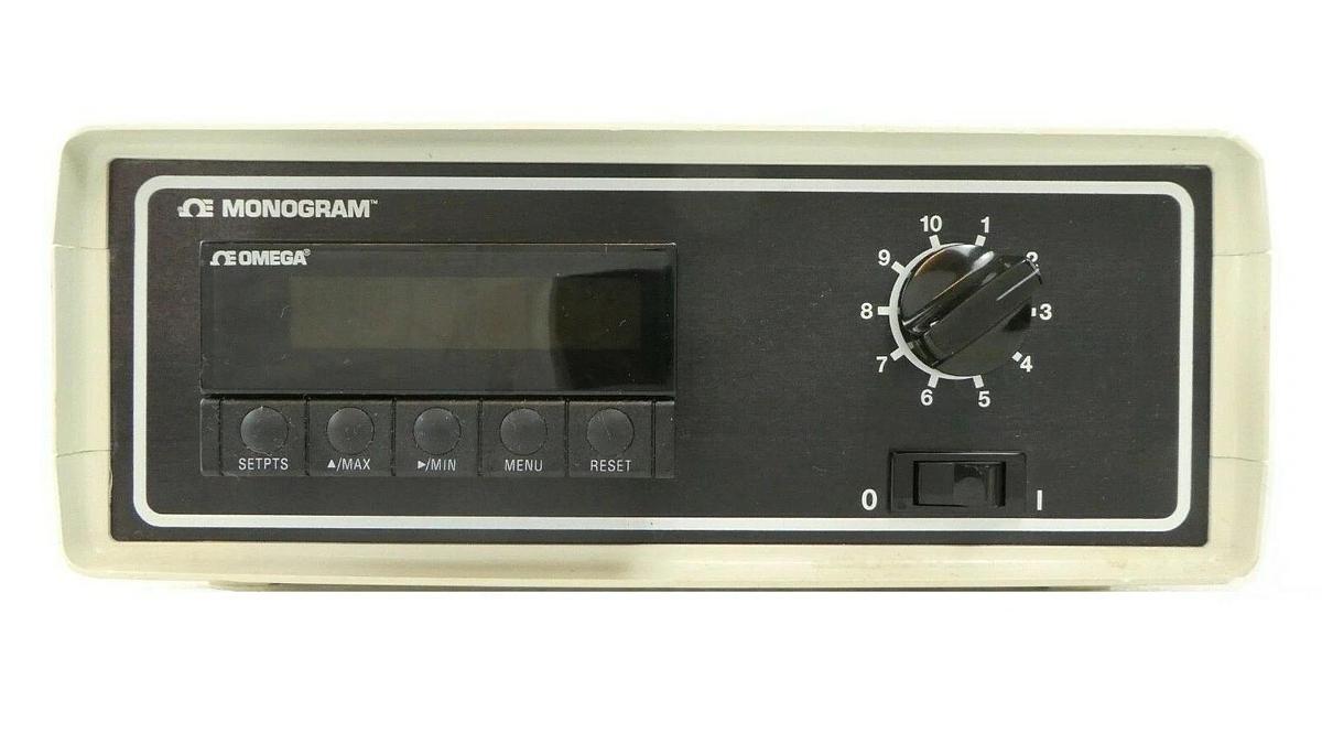 Used Omega DP41-TC-MDSS Thermocouple Meter Monogram TEL Tokyo Electron Working Spare