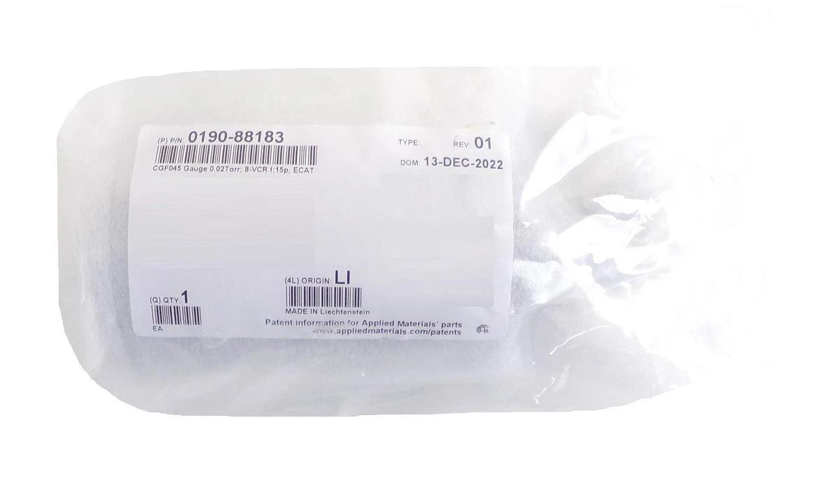 AMAT Applied Materials 0190-88183 Capacitance Gauge Inficon CGF045 New