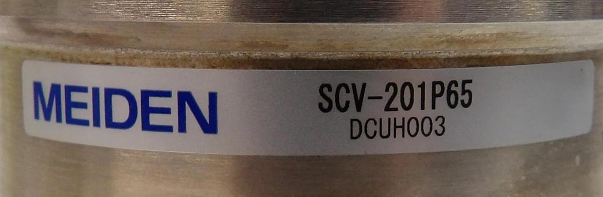 Used Meiden SCV-1525P65 SCV-201P65 Variable Vacuum Capacitor Lot of 2 Working