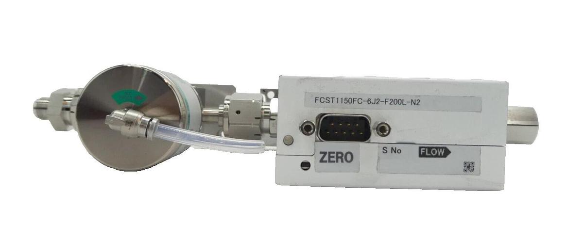 Used Fujikin FCST1150FC-6J2-F200L-N2 Mass Flow Controller MFC CKD AGD21R-6R Working