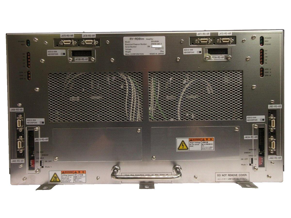 Used Nikon 4T070-341-1 RY-RDBtm Amplifier Module SPA494H 4S013-944 NSR Series Working