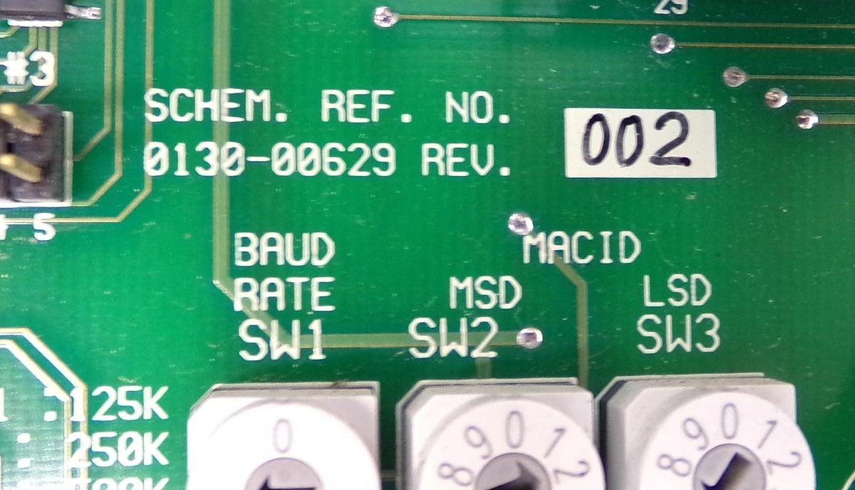 Used AMAT Applied Materials 0100-00629 Interlock Select 300mm Gen Rack PCB Working