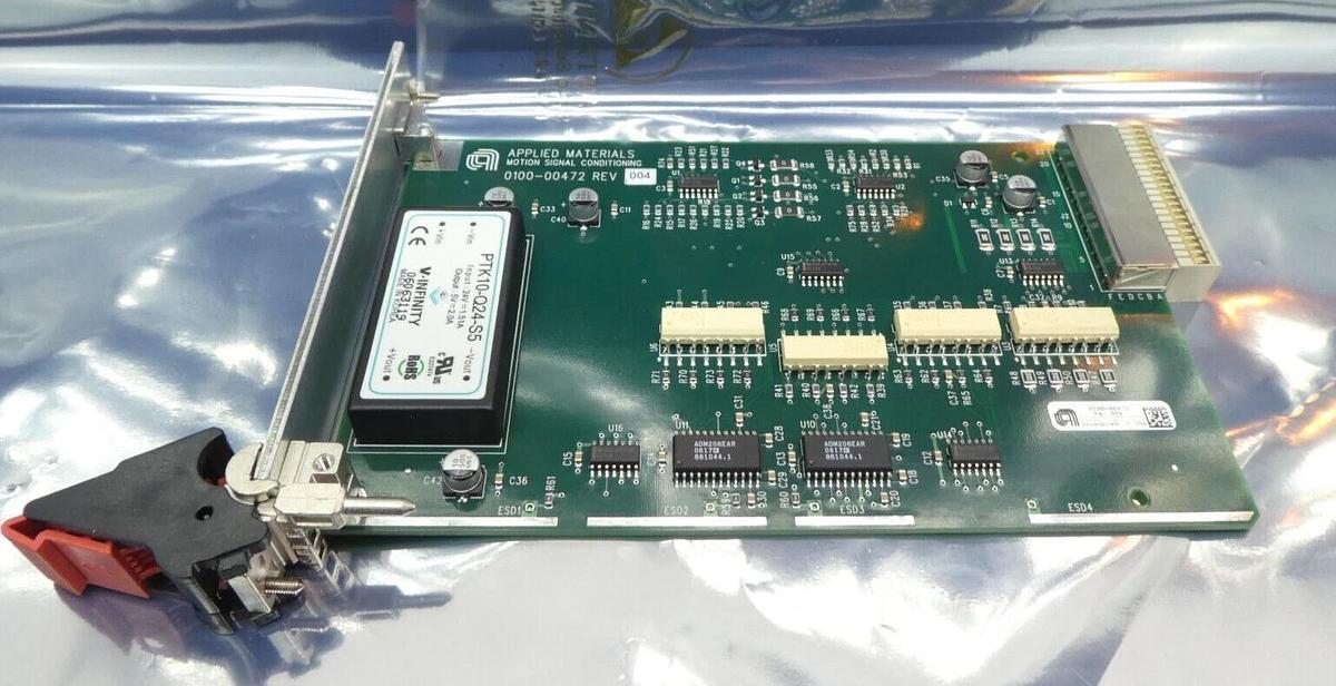 Used AMAT Applied Materials 0100-00472 Motion Signal Conditioning PCB Card Working