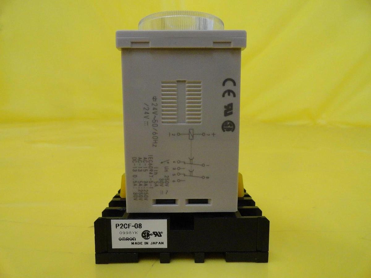 Used Omron H3CR-H8L Timer Relay H3CR-A8 Reseller Lot of 4 Used Working