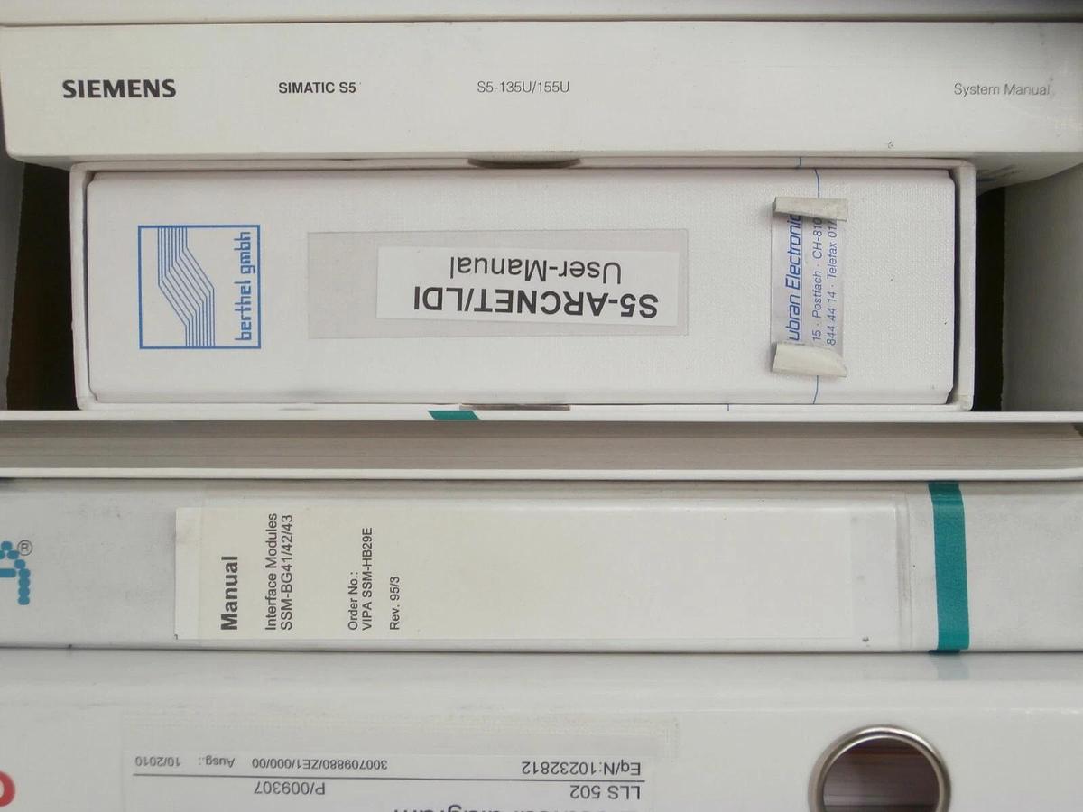 Used Balzers Manual Set Unaxis LLS 502 Load Block Metal Film PVD Sputtering System