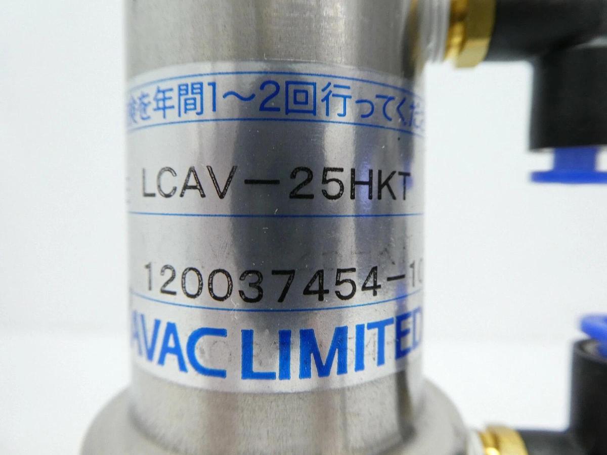 Used Diavac Limited LCAV-25HKT Pneumatic Right Angle Valve Working Surplus