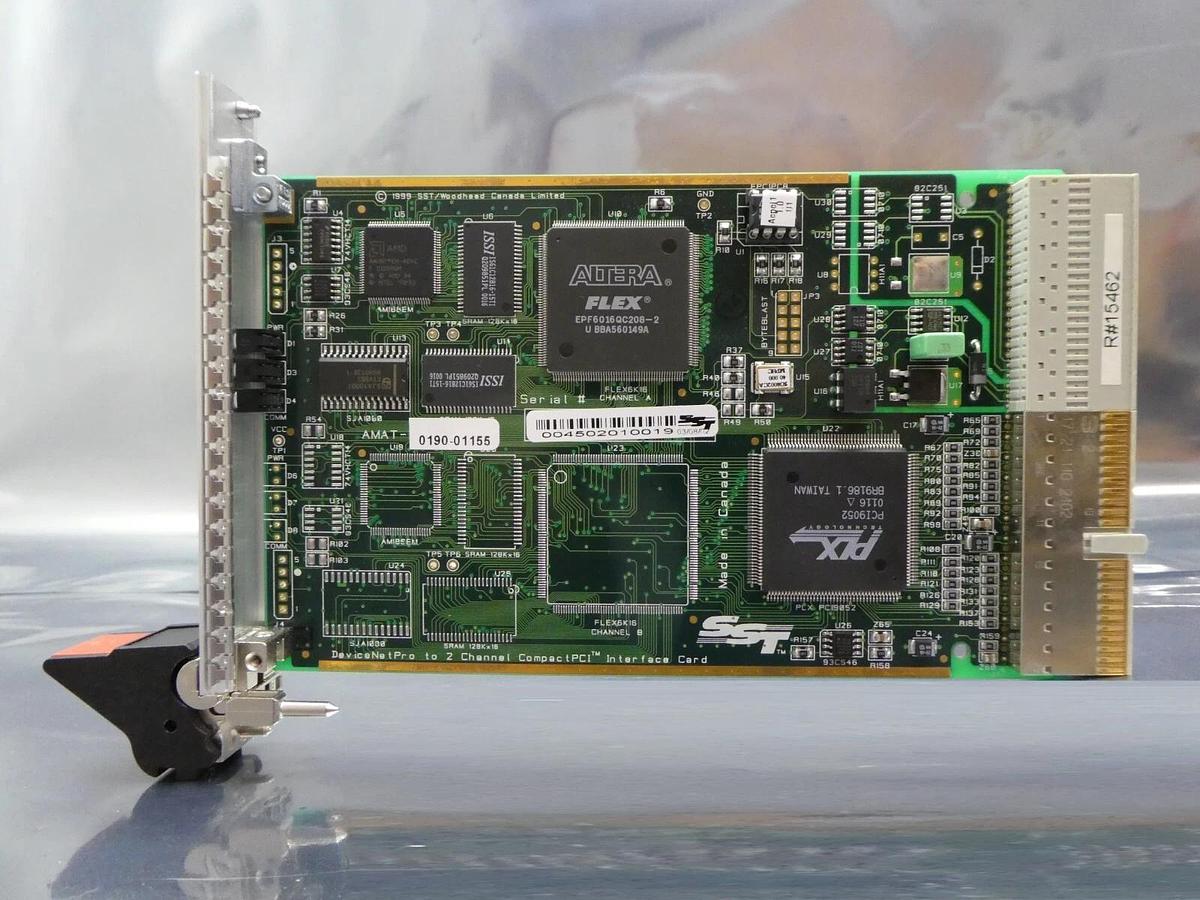 Used SST Woodhead 490-1437 DeviceNet Pro PCB Card DNP-CPCI-1 AMAT-0190-01155 Working