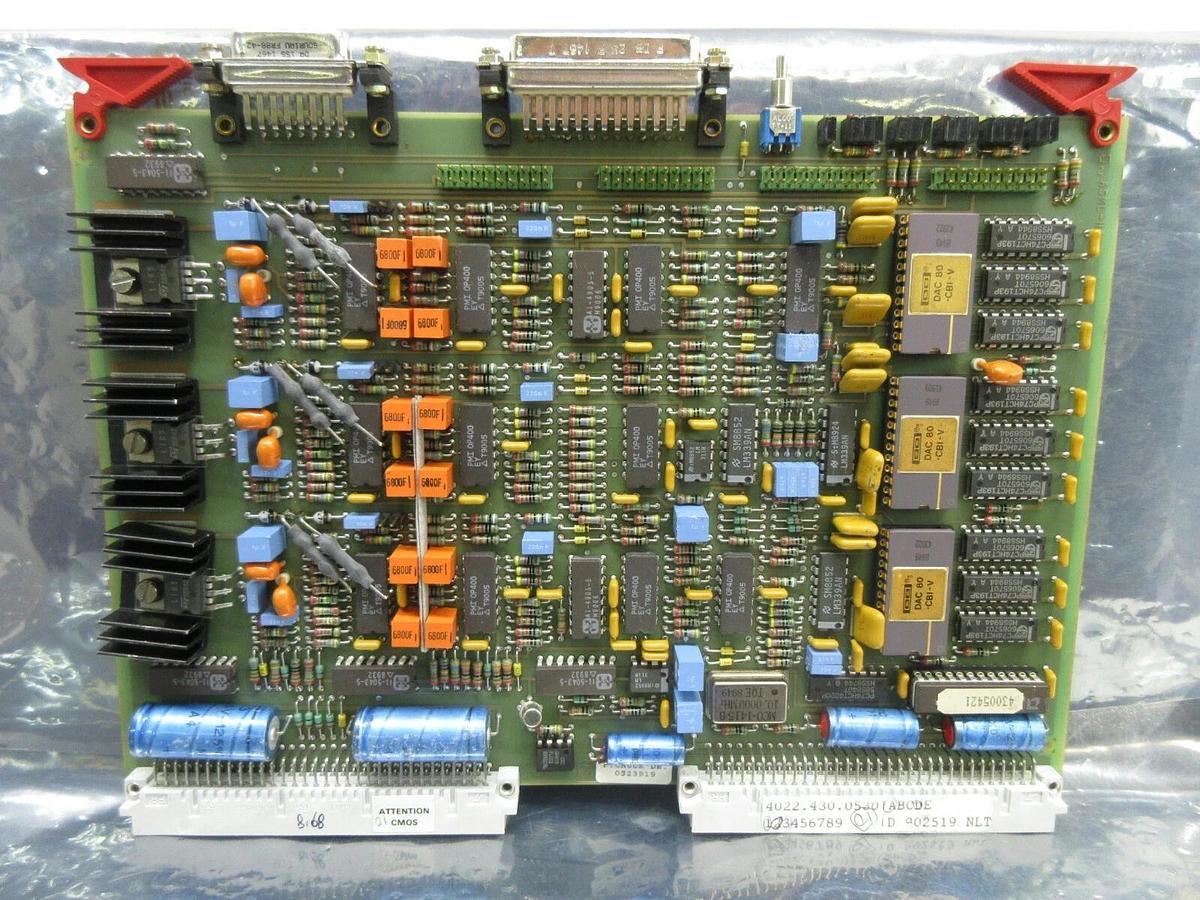 Used ASML 4022.430.0530 P. Chuck Drive PCB Card PAS 5000/2500 Wafer Stepper Used