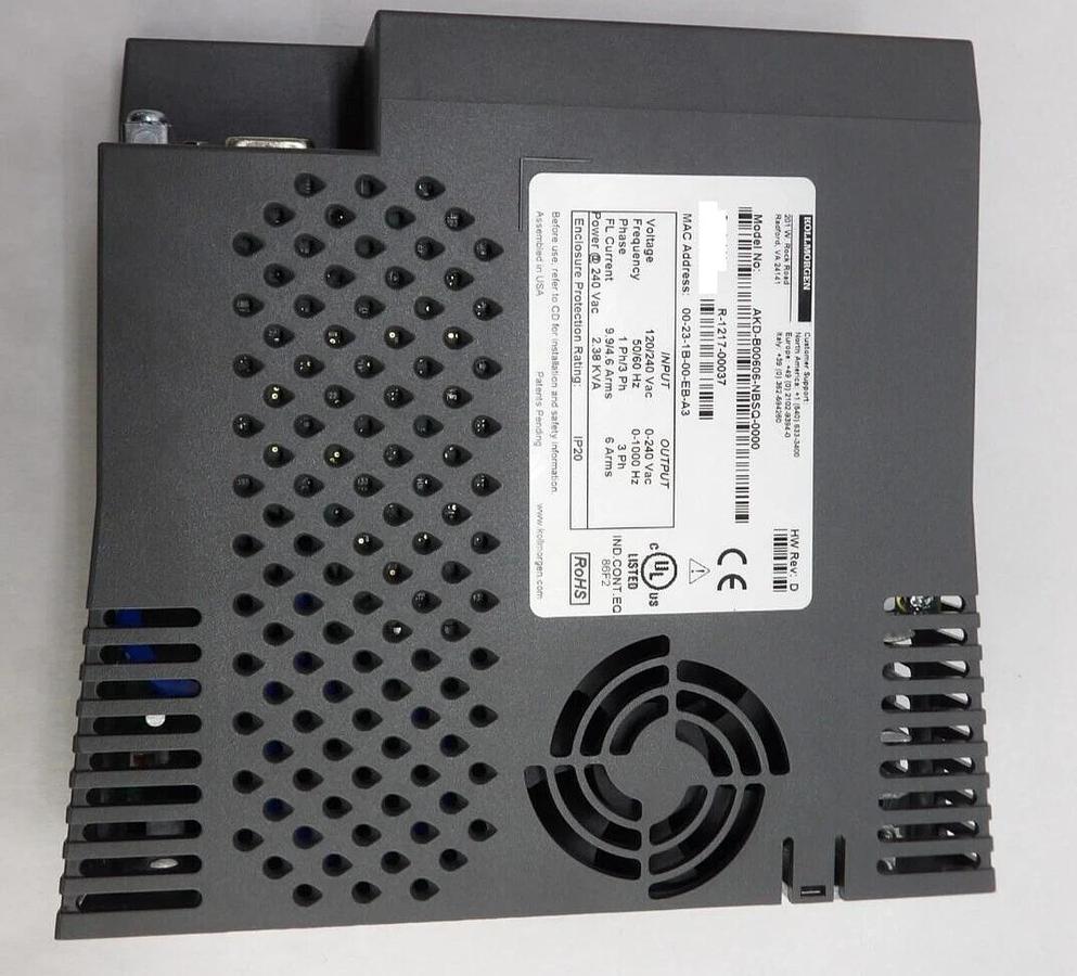 Used Kollmorgen AKD-B00606-NBSQ-0000 Servo Drive SynqNet Working Surplus