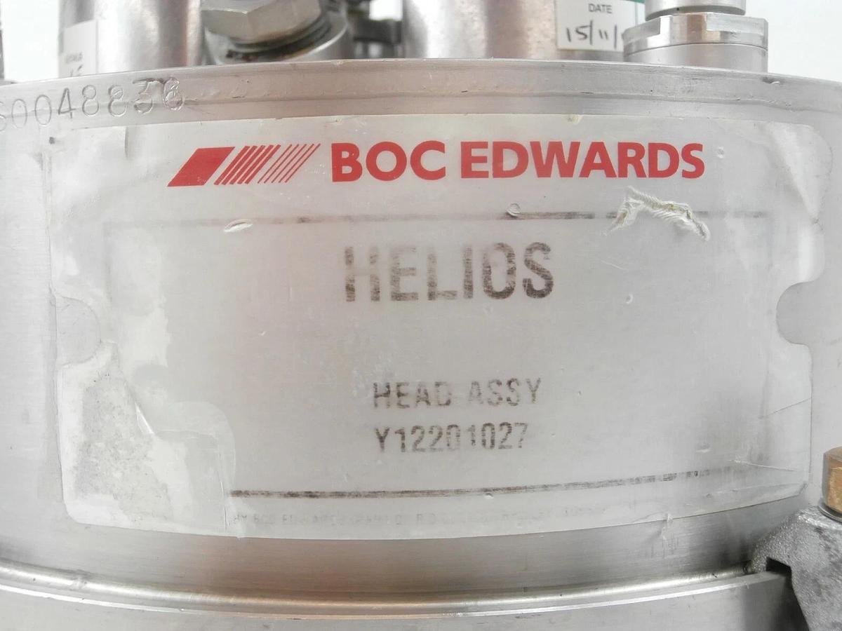 Used Edwards Y12201027 Helios Head Assembly Long Body Combustion Chamber Working