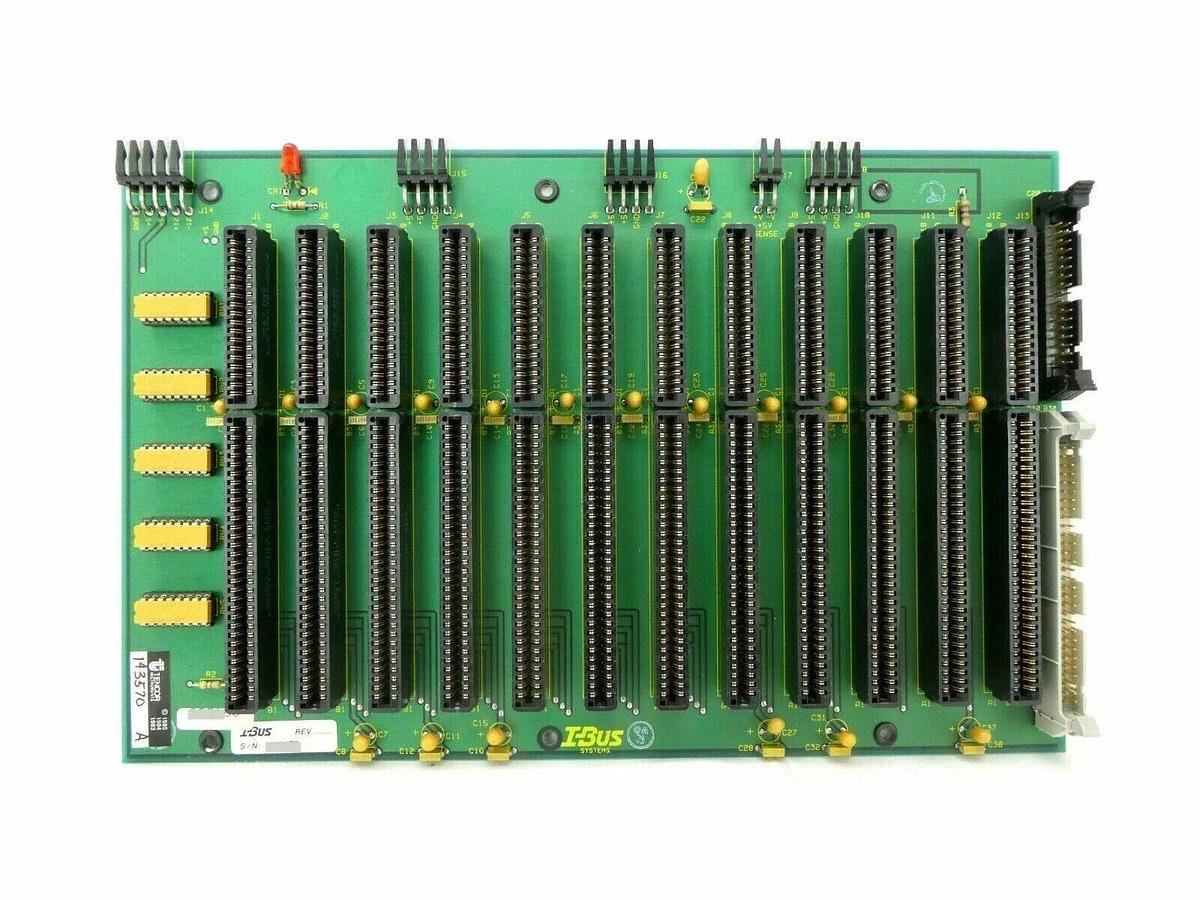 Used I-Bus Systems 100960 12-Slot Backplane PCB Tencor Instruments 143570 Working