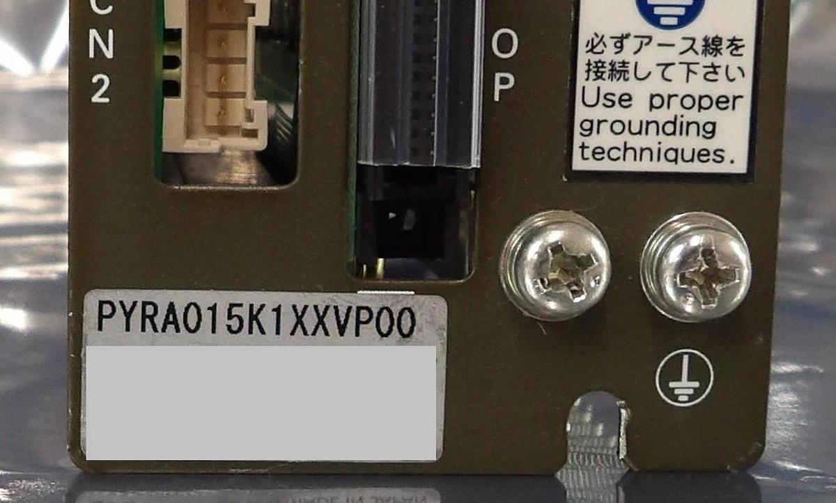 Used Sanyo Denki PYRA015K1XXVP00 Servo Drive BL Super PY Working Surplus