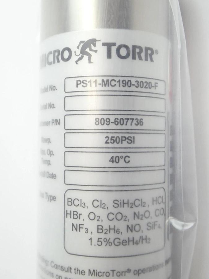 SAES Pure Gas PS11-MC190-3020-F Gas Purifier MicroTorr 809-607736 Lot of 5 New