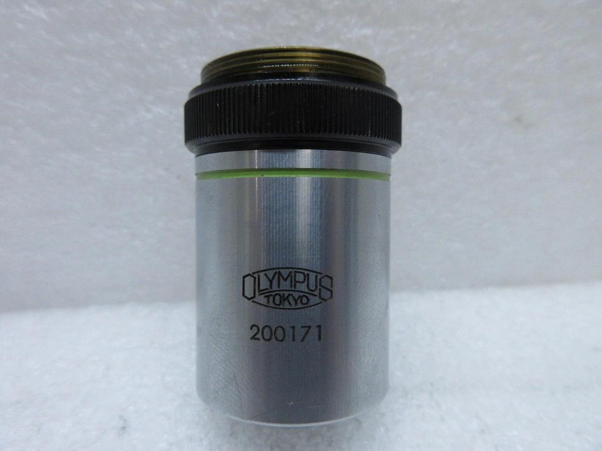 Used Olympus Microscopy NeoPlan40 Microscope Objective 0.63 Working Surplus