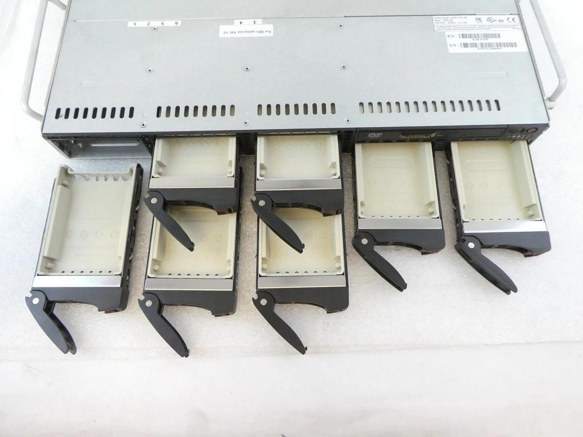 Used SuperMicro 1025C-M3B SuperServer Xeon 2.33 GHz No Drives Lot of 3 Working Spare