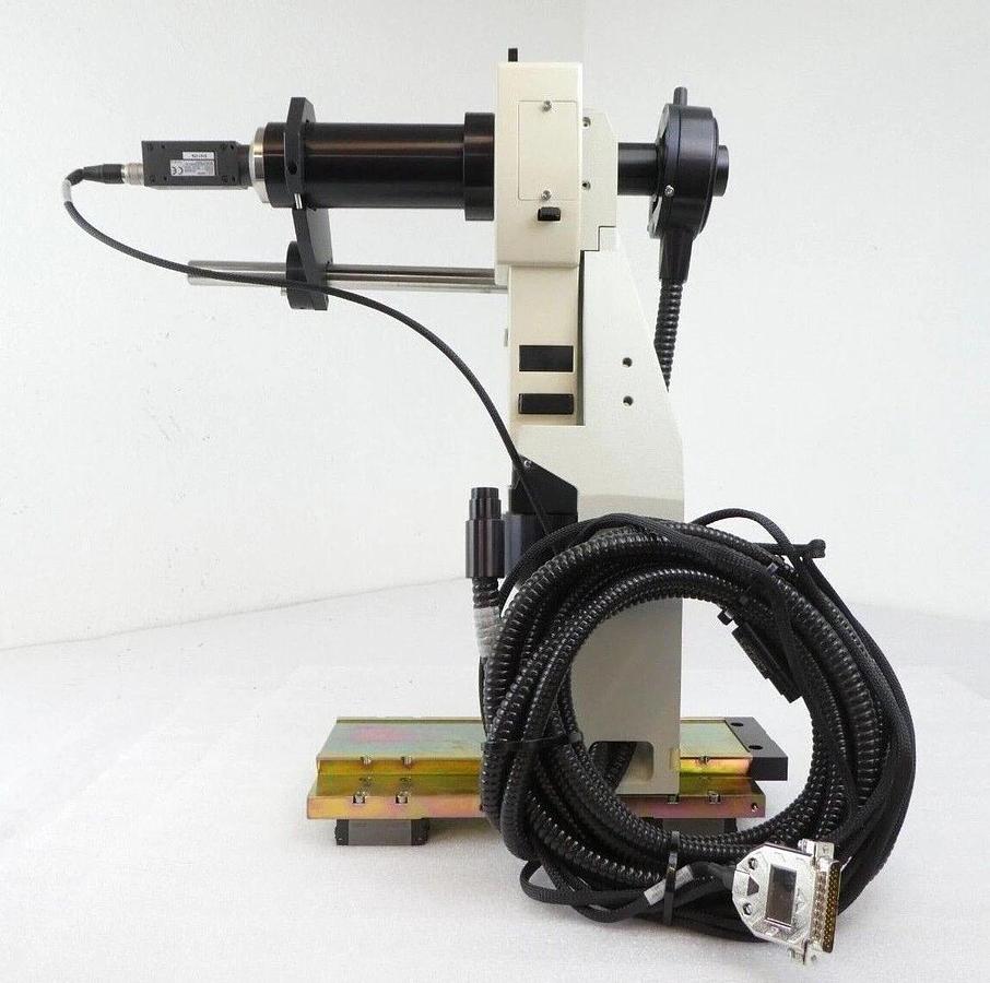 Used J-MAR Precision 300 Inspection Head Microscope Assembly Nikon Hitachi Working