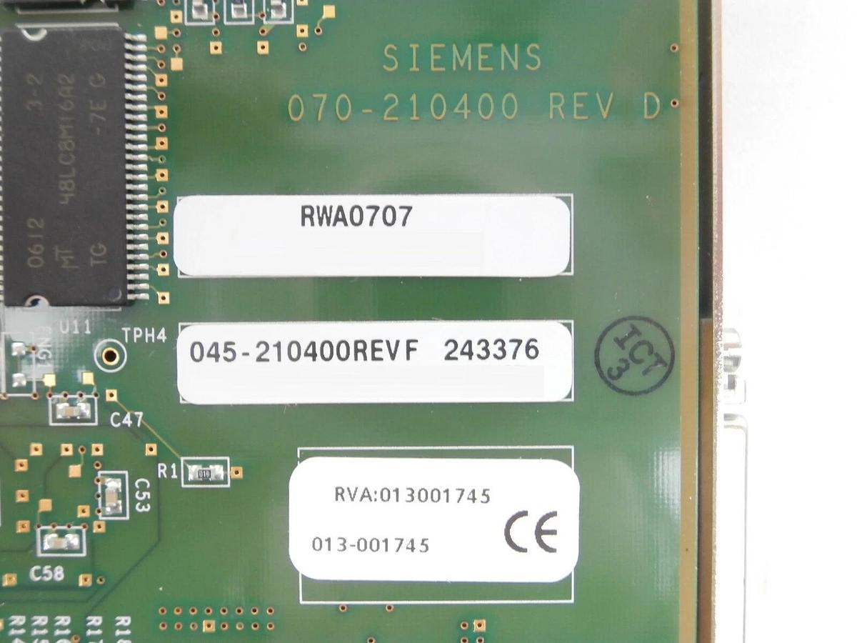 Used Siemens 013-001745 RVSI PCI Frame Grabber PCB Card 045-210400 045-208000 Working