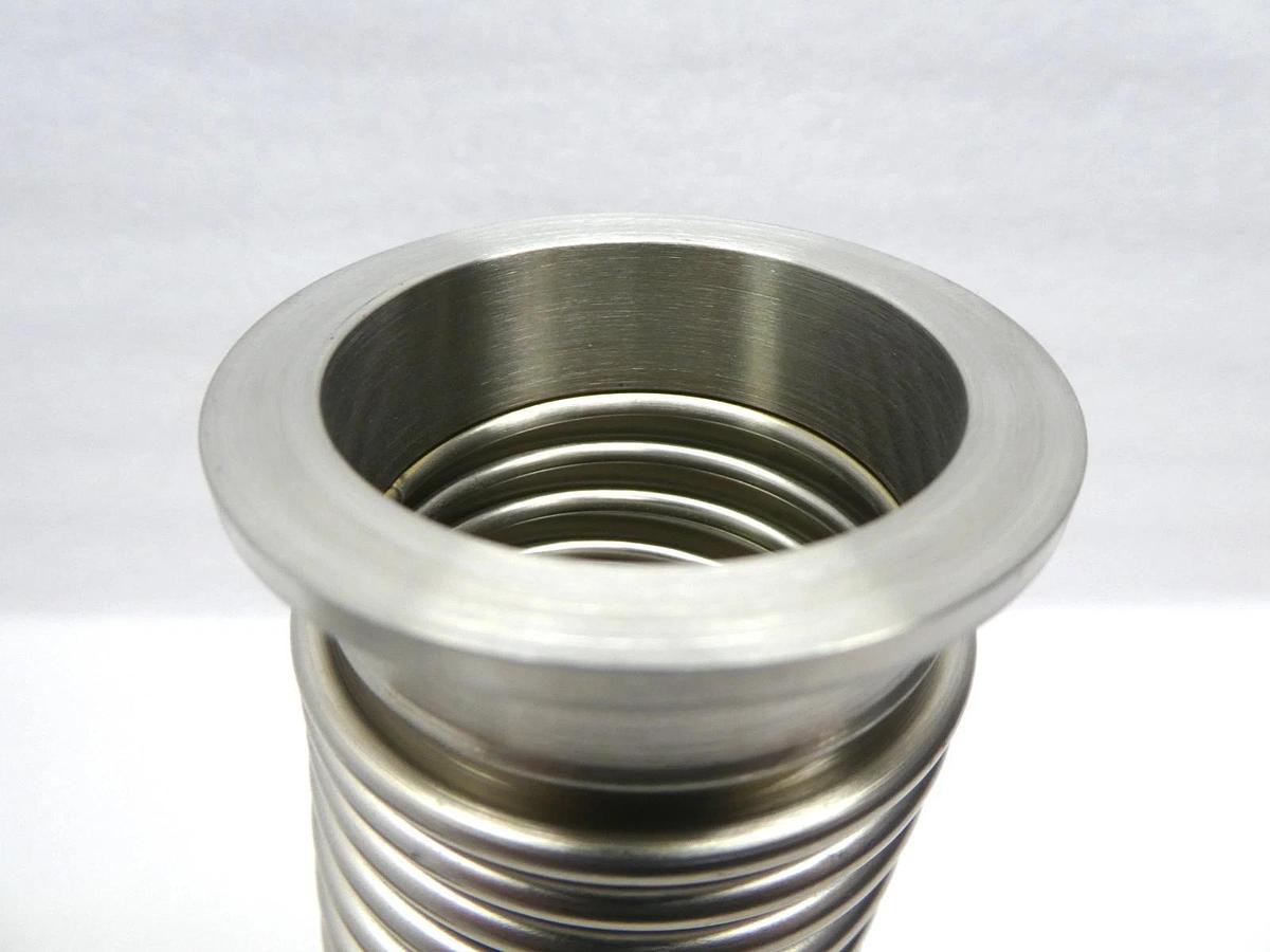 Used Edwards Flexible Bellows Vacuum Hose 8.5" NW40 KF40 Reseller Lot of 4 TPU Used