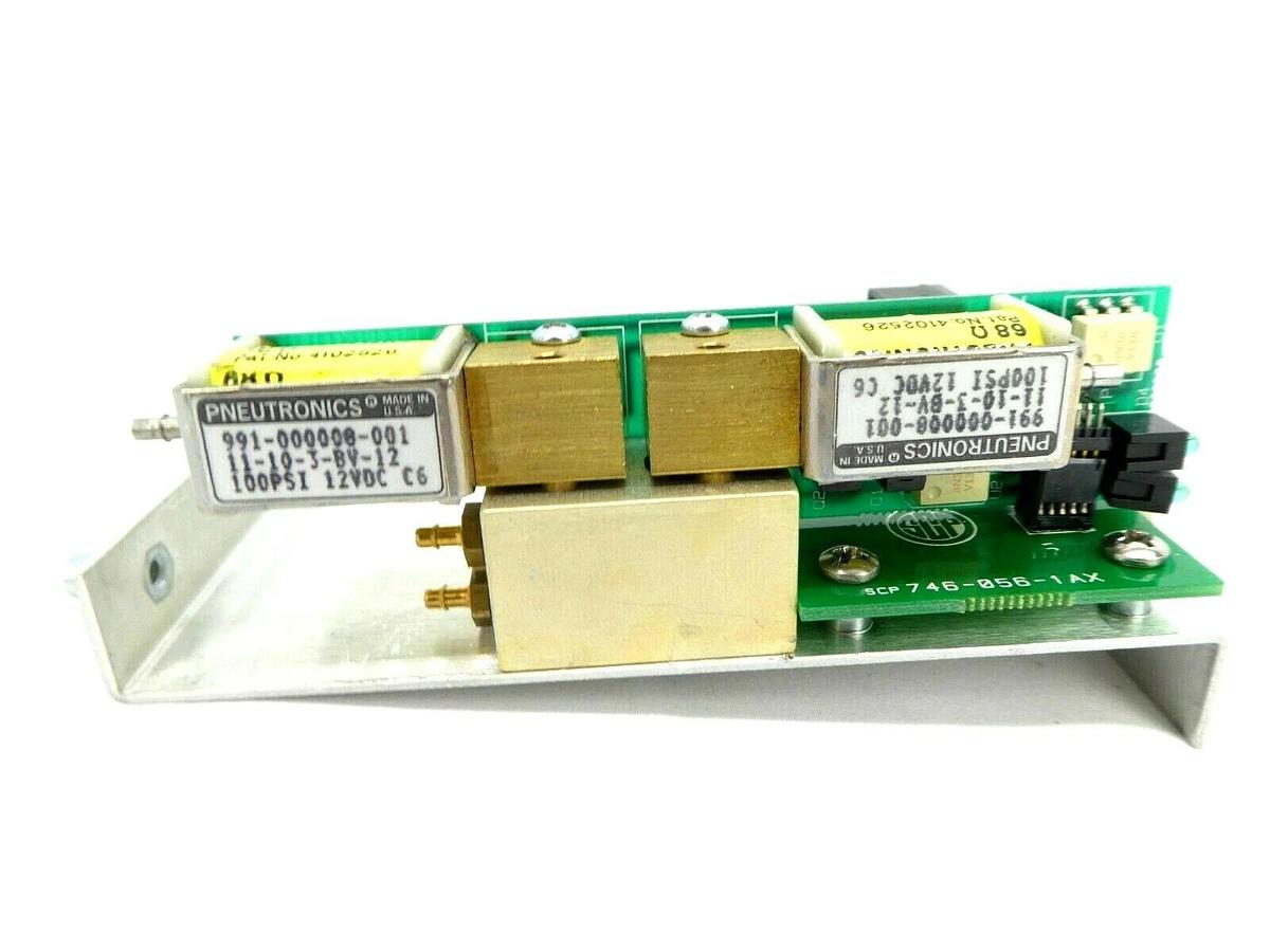 Used Pneutronics 746-056-1AX 2-Axis Pneumatic Solenoid PCB Card SCP 9400 Working