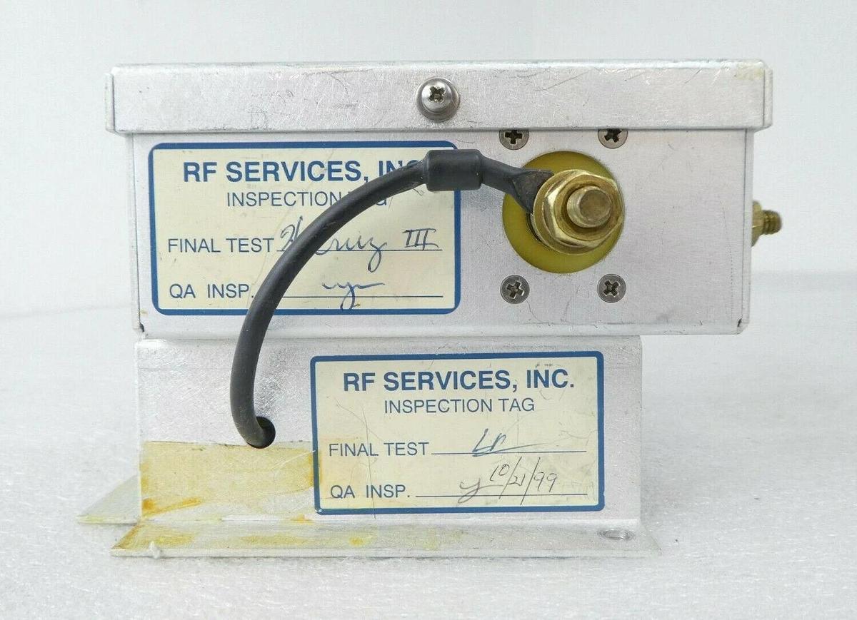 Used RF Services 9900-0005-04 Splitter 232214 Mattson 580-00097-00 580-08848-00 Spare