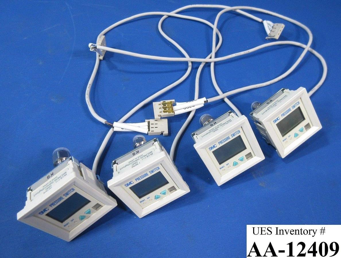 Used SMC ISE4L-01-25 Pressure Switch Reseller Lot of 4 Used Working