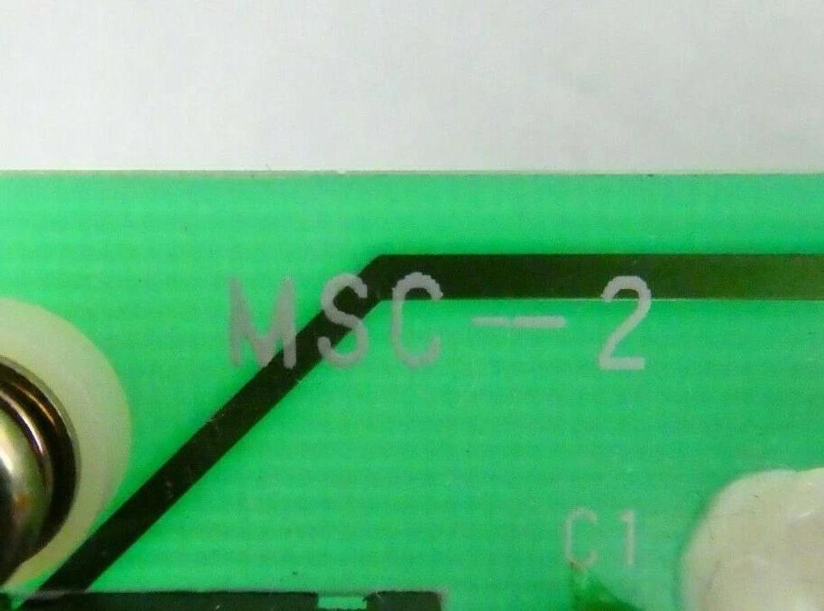 Used Osaka Vacuum MSC-2 Relay PCB Turbomolecular Controller TD2000 Turbo Working