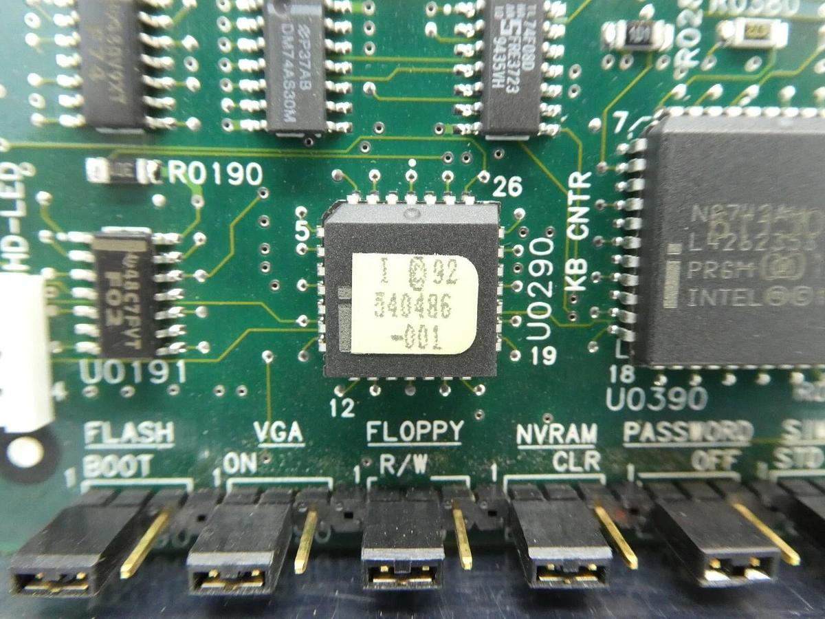Used Phoenix Technologies 614726-004 PhoenixBIOS Mother Board PCB 540581-001 Working