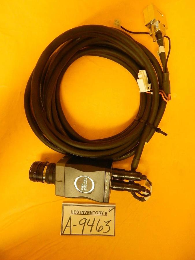 Used Omron V400-F050 2D Code Reader Camera 25mm TV Lens with Cable Used Working