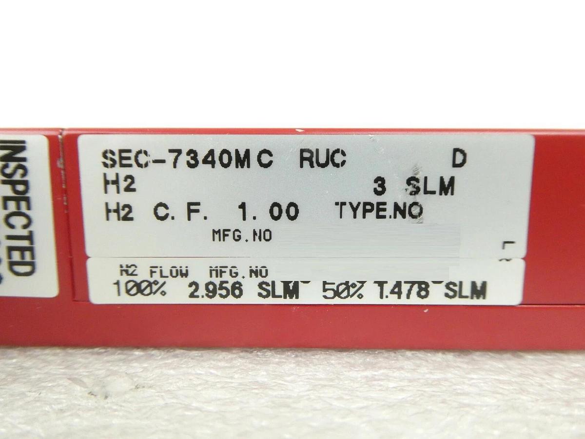 Used STEC SEC-7340M Mass Flow Controller MFC SEC-7340 3 SLM H2 Surface Mount Working