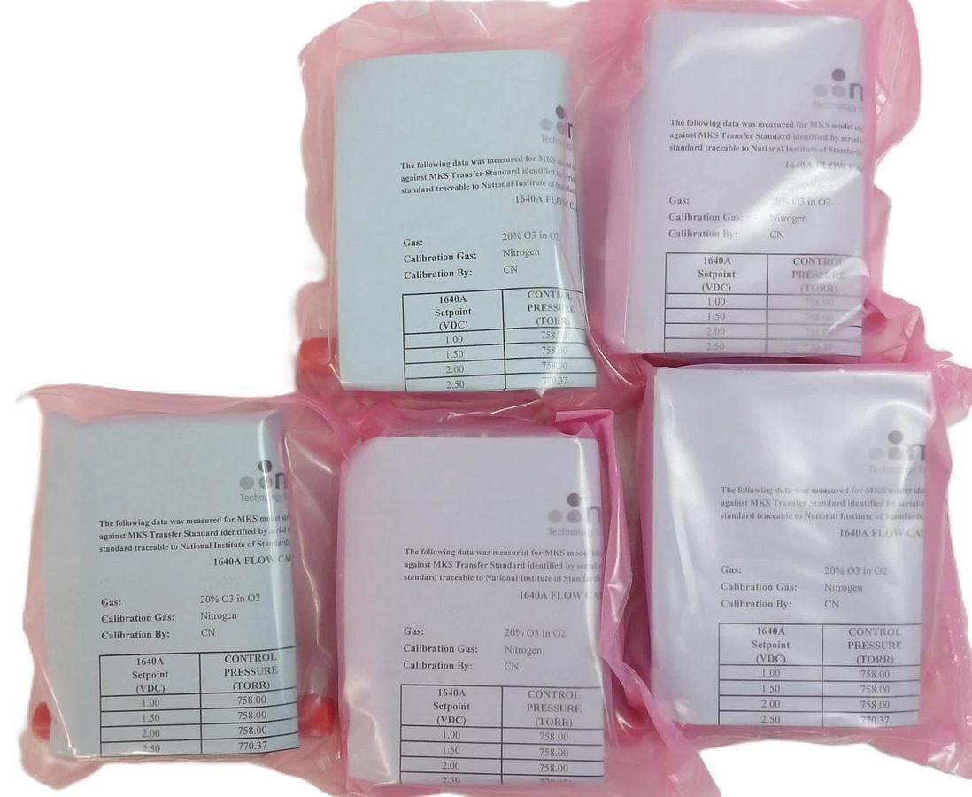 MKS Instruments 1640A-34922 Mass Flow Controller MFC 4000 SCCM O2 Lot of 5 New