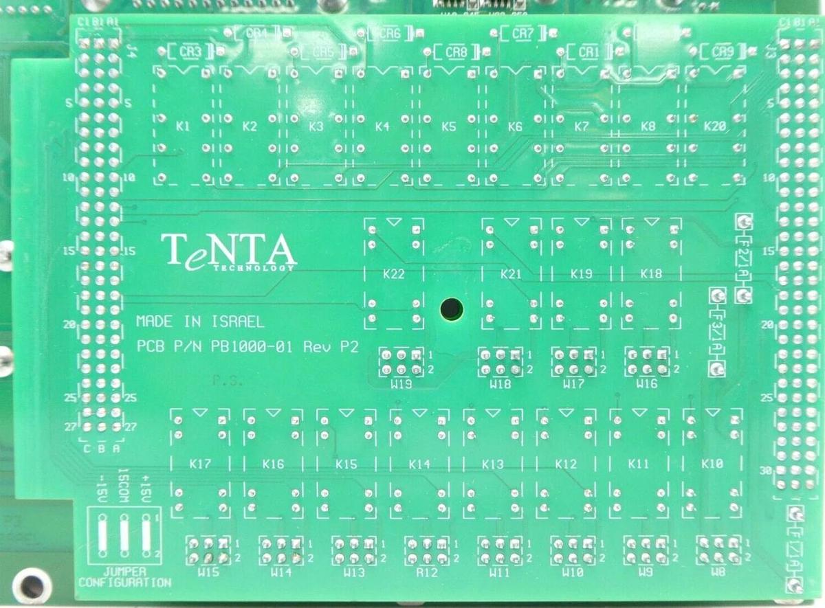 Used TeNTA Technology T002-00390 Common GP I/O Distribution PCB AMAT 0190-36715 Spare